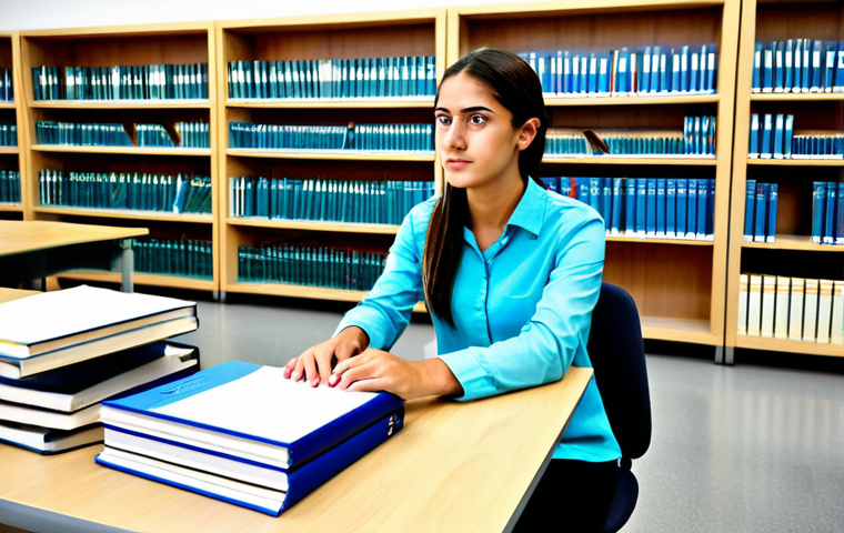 물리치료 자격증 취득 방법 - University Student**
"A diligent female physiotherapy student, fully clothed in modest attire appro...