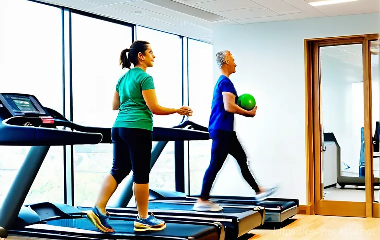 물리치료사의 물리적 환경 최적화 - **A Serene Physiotherapy Treatment Room:**
    "An impeccably clean and tranquil physiotherapy treat...